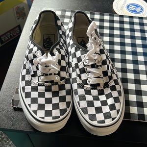 Vans Checkerboard Authentic Shoe Women's 8- used